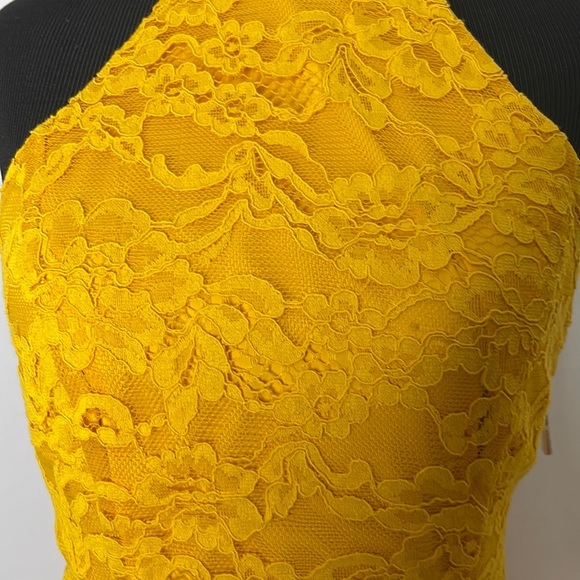 𝅺NBD X NAVEN lace halter neck open back mini dress - Picture 9 of 11